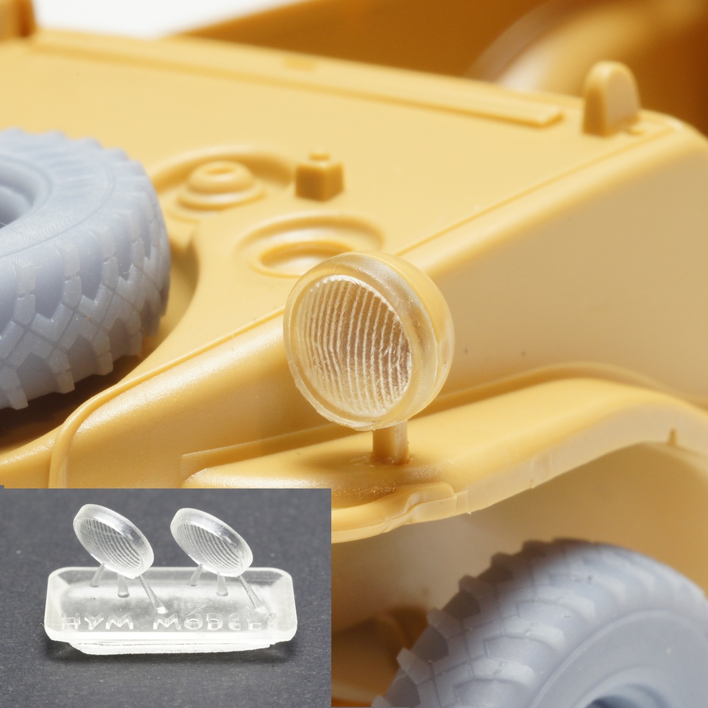 1/35 シュビムワーゲン166型用 自重変形ワイドタイヤセット