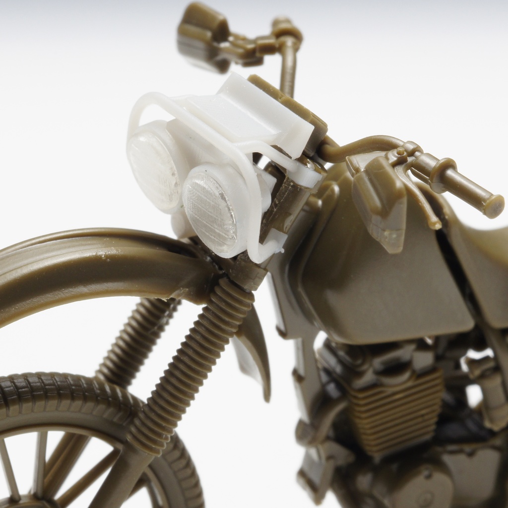 1/35 陸自オートバイ用 XLA250R BAJA ヘッドライトセット