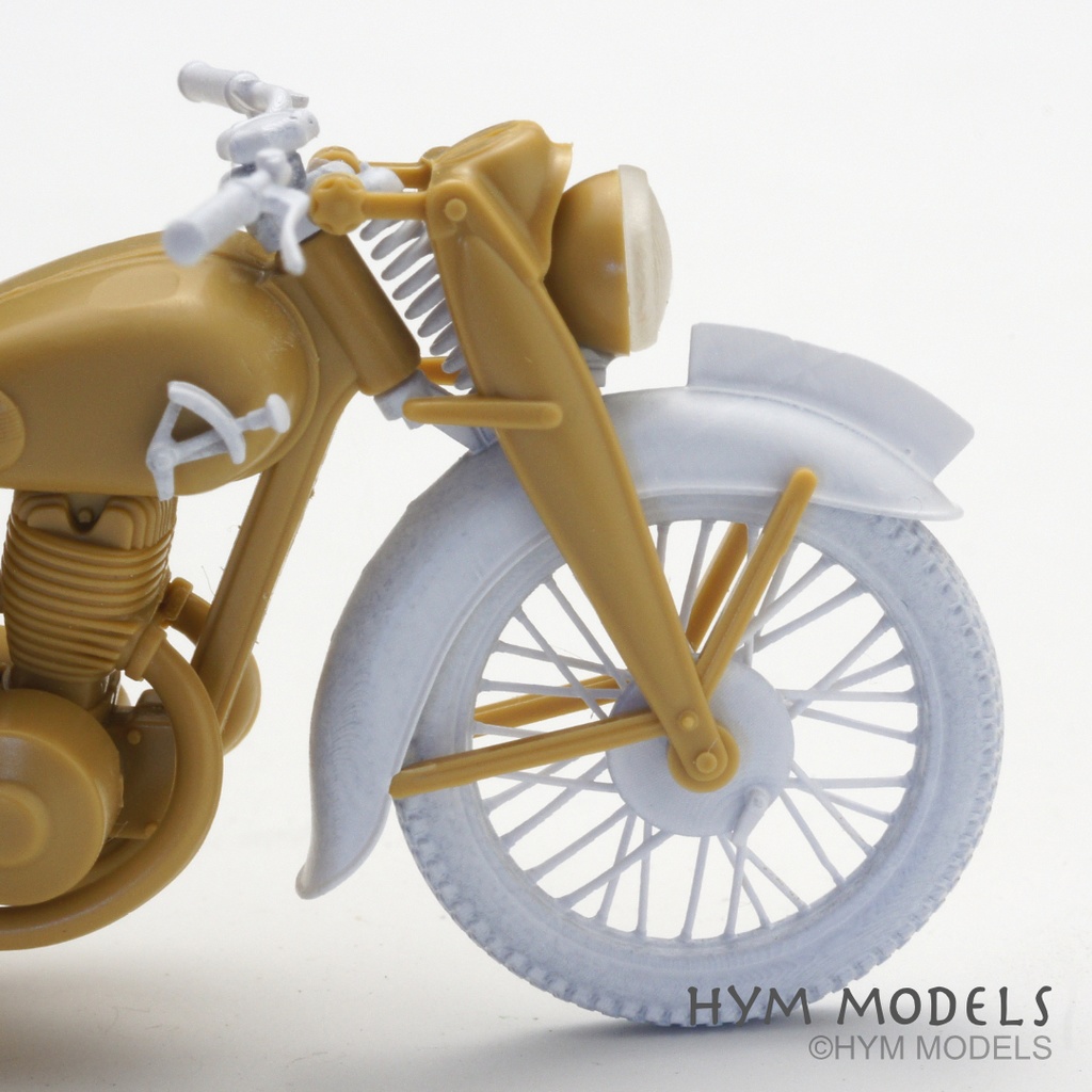 1/35 DKW NZ350 ドイツ軍用オートバイ ディテールアップセット