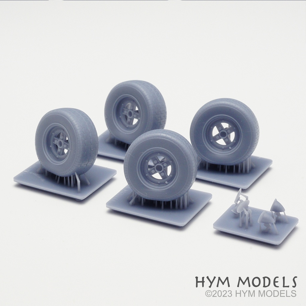 1/24 ミニクーパー1.3i用 自重変形10インチタイヤセット(MK-2)