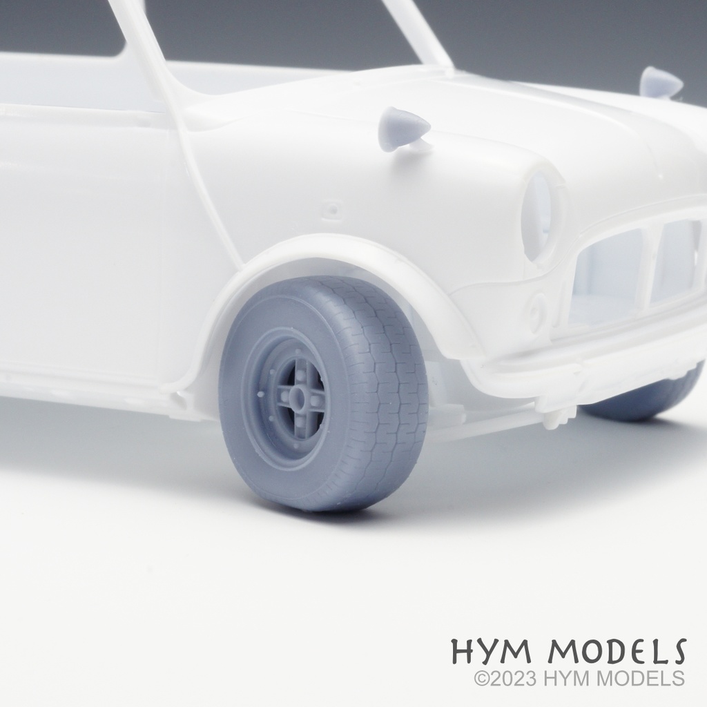 1/24 ミニクーパー1.3i用 自重変形10インチタイヤセット(MK-2)