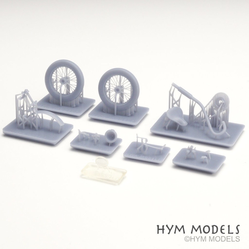 1/35 イギリス軍用オートバイ BSA M20 トライアル車両カスタムセット