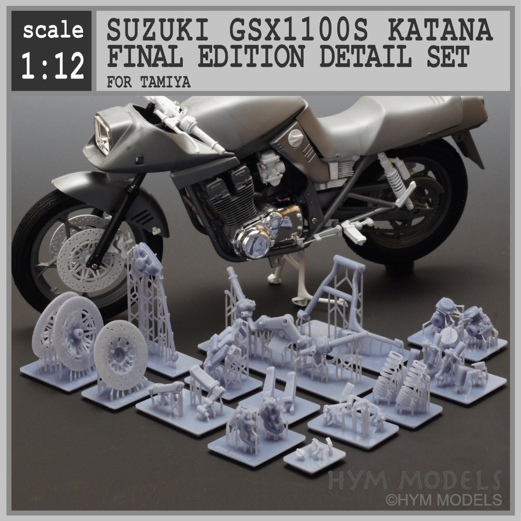 1/12　スズキGSX1100Sカタナ用　ファイナルエディションパーツセット