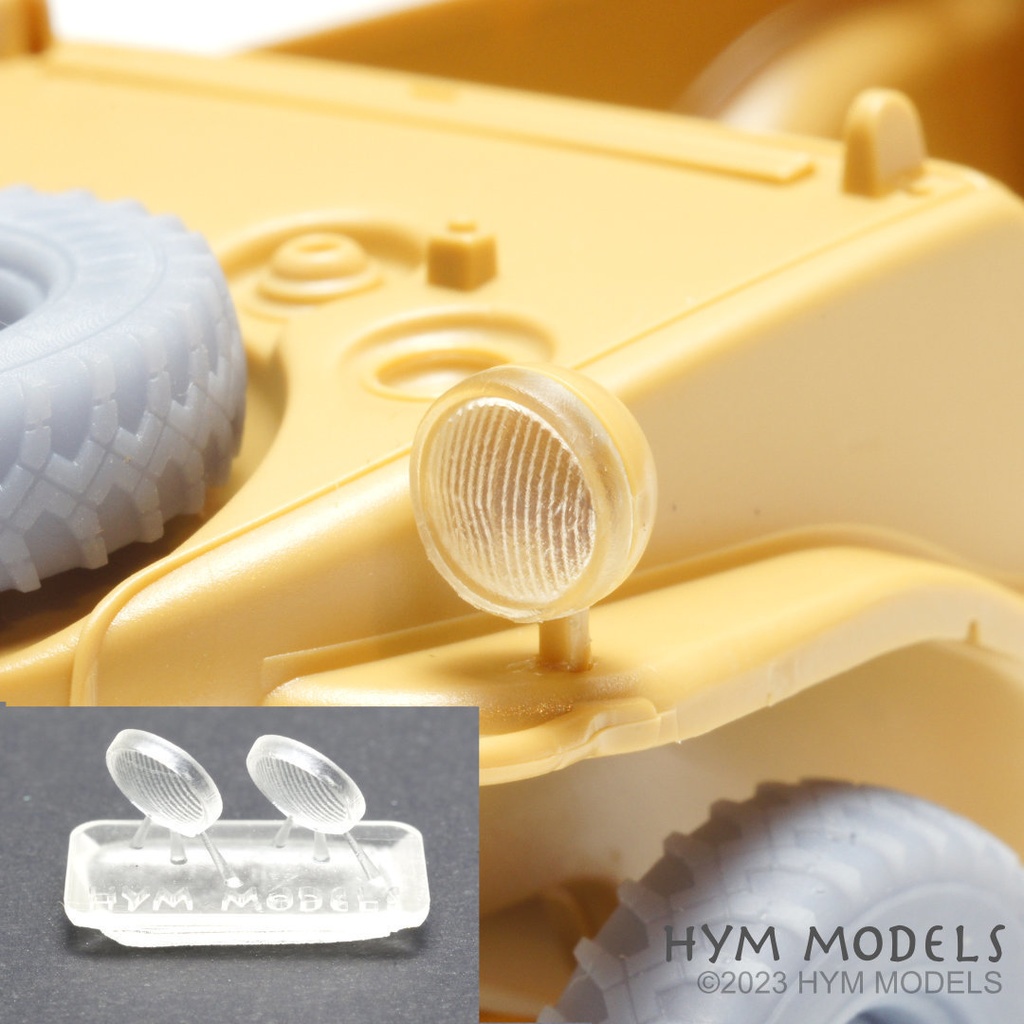 1/35 キューベルワーゲン82型用 自重変形タイヤ+ディテールアップパーツセット