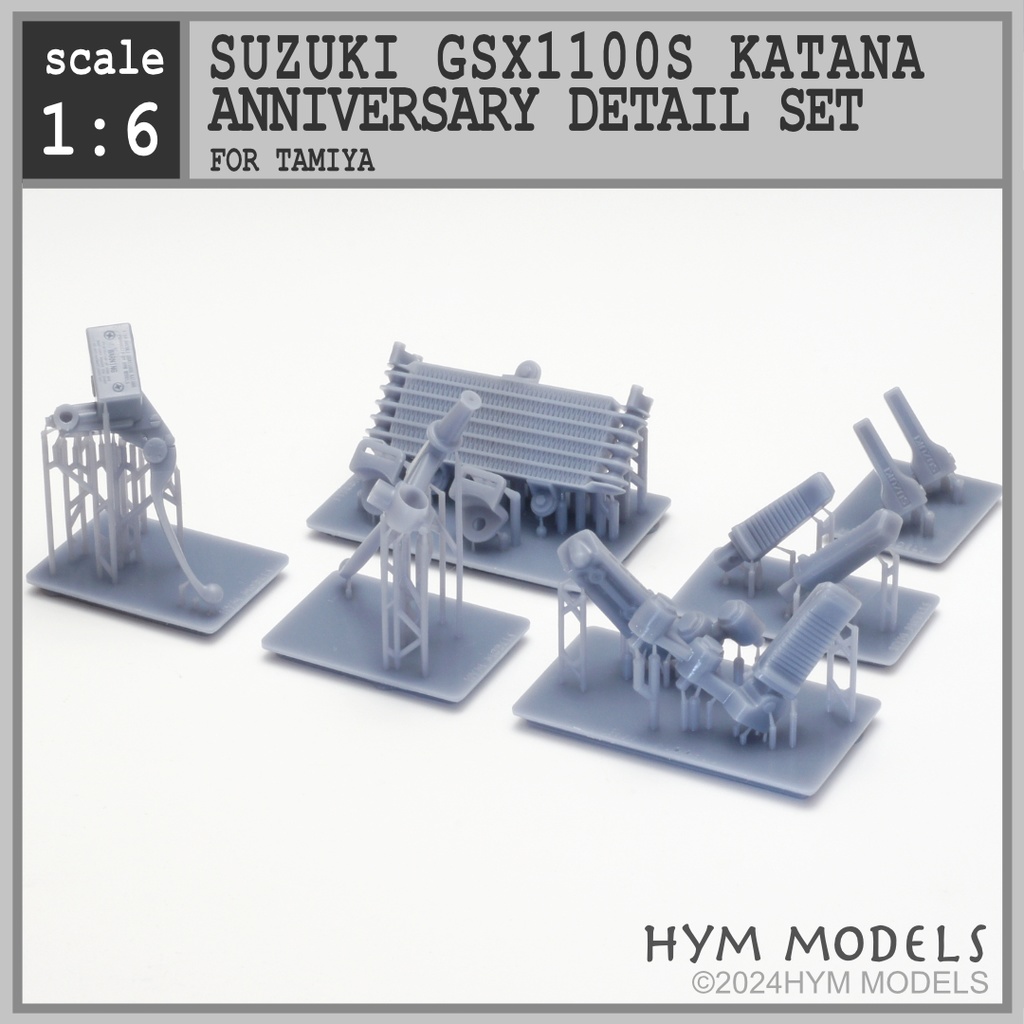 1/6 スズキGSX1100Sカタナ用 アニバーサリーパーツセット - HYM MODELS - BOOTH