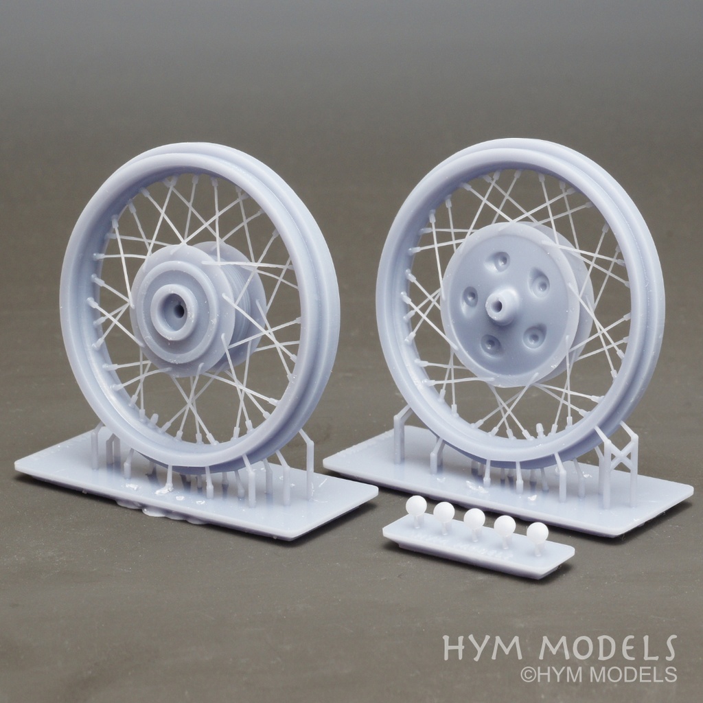 1/12 SR400/500用 スポークホイールセット