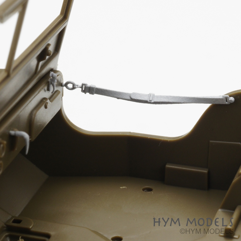 1/35 ジープ ウィリスMB用 自重変形タイヤ+ディテールアップパーツセット