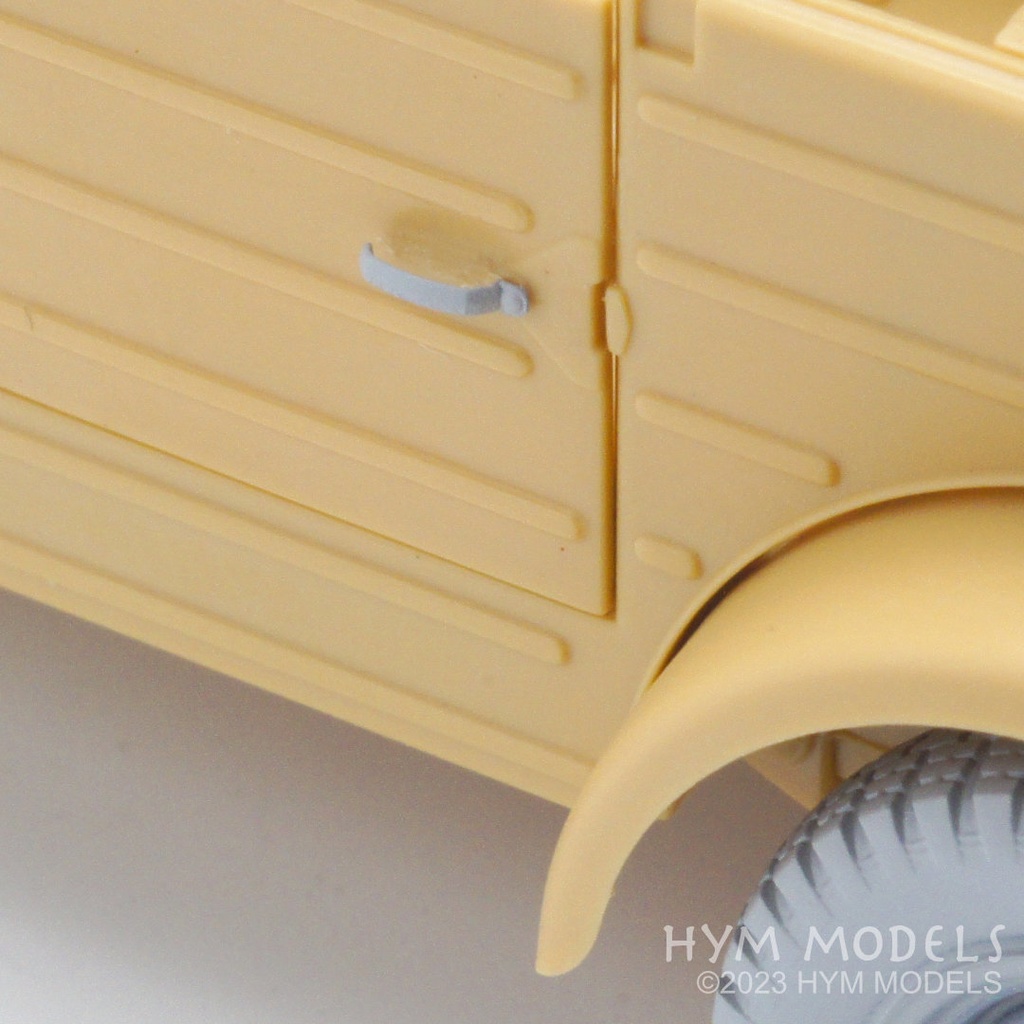 1:35 KÜBELWAGEN TYPE82 Sagged wheel set & detail set