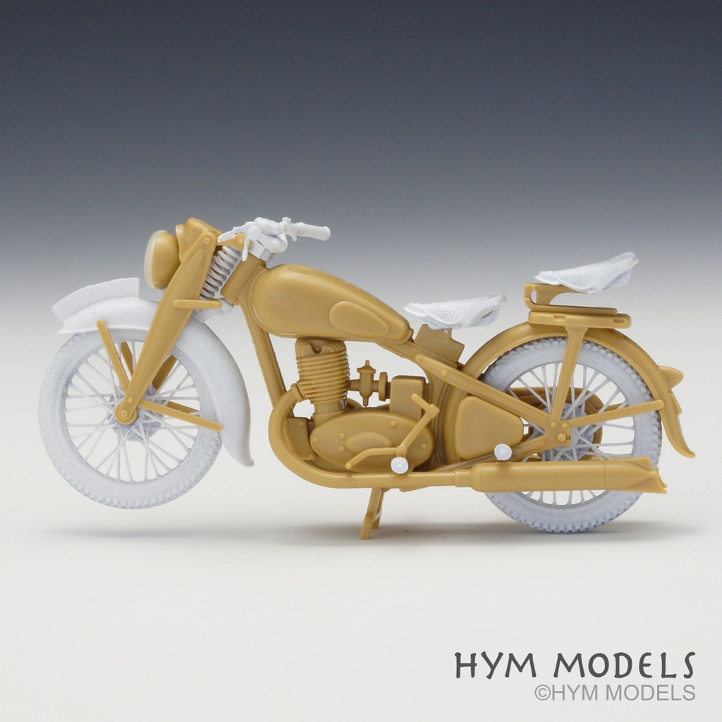 1:35 DKW NZ350 Wheels&detail set for TAMIYA