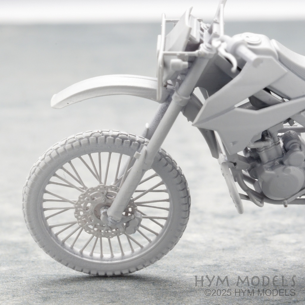 1/35 陸上自衛隊 現用偵察バイク 3Dレジン製フルキット(1台分)