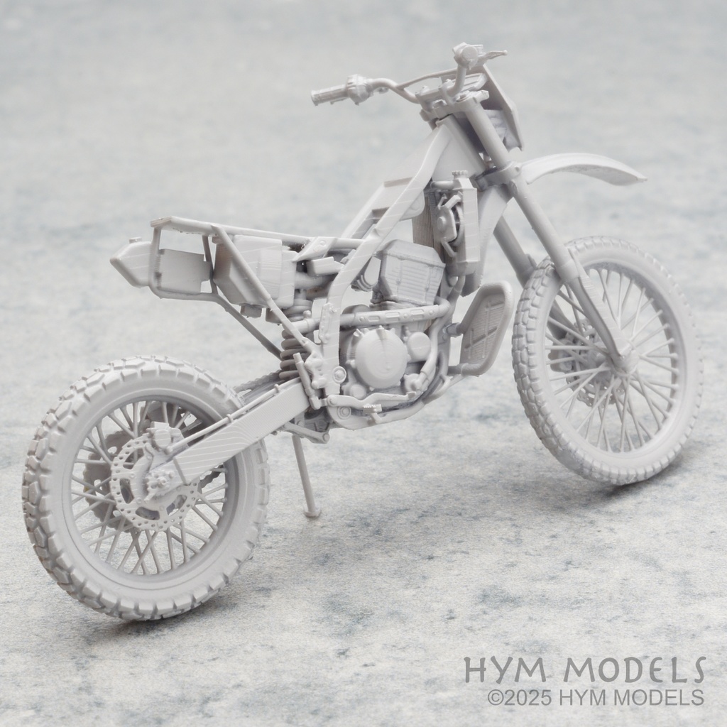 1/35 陸上自衛隊 現用偵察バイク 3Dレジン製フルキット(1台分)