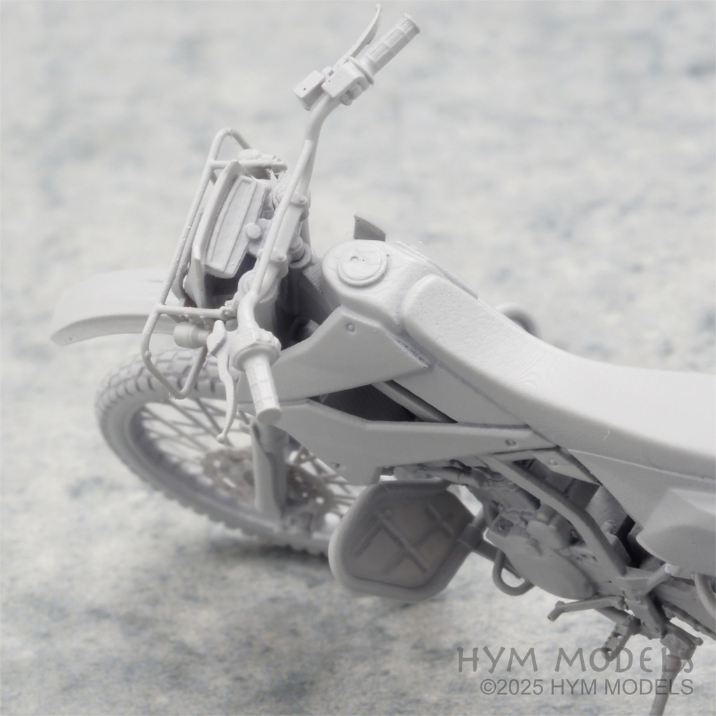 1/35 陸上自衛隊 現用偵察バイク 3Dレジン製フルキット(1台分)