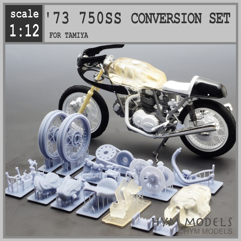 【2026年4月中旬発売予定】1/12　DUCATI　900SS用　750SS改造パーツセット