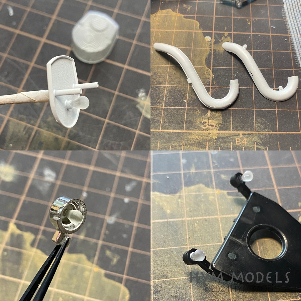 【6月末発売予定】1/6 ホンダ ST70 DAX用 ディテールアップパーツセット