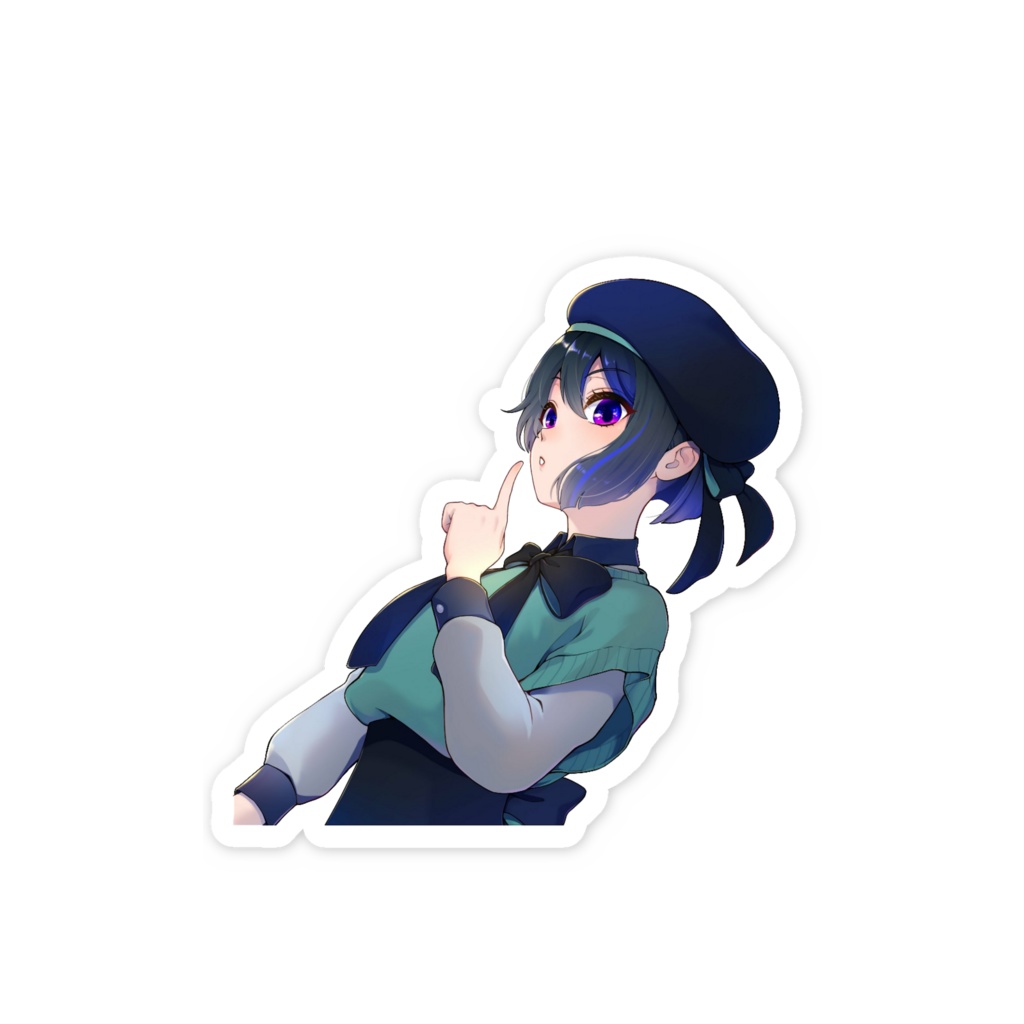 べにのスマホステッカー(キュートver.)