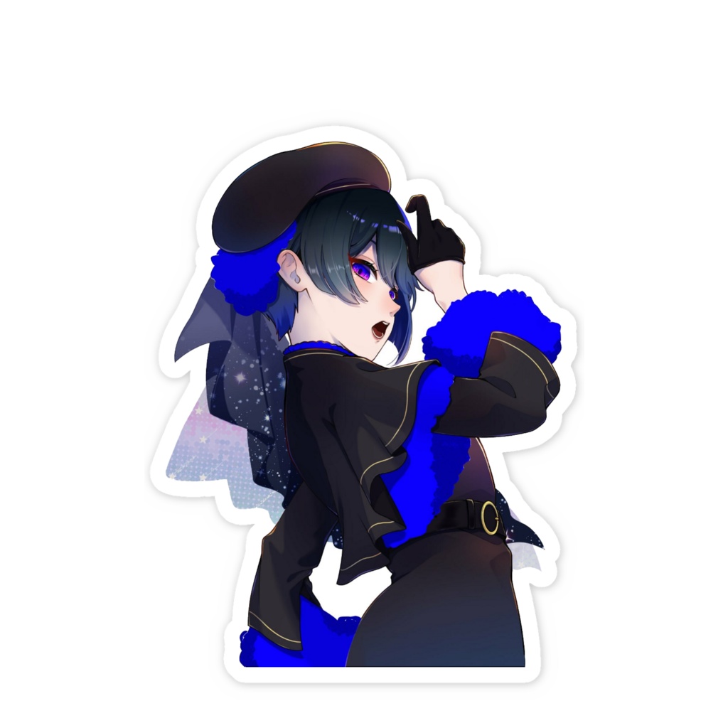 べにのスマホステッカー(クールver.)