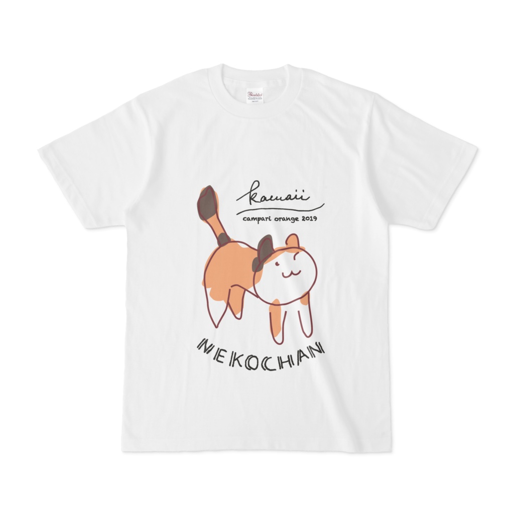ﾈｺﾁｬﾝTシャツ(大)カラー