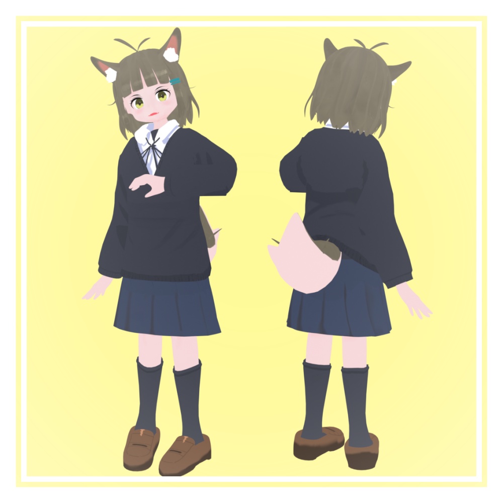 オリジナル3Dモデル「レイラ」Leile