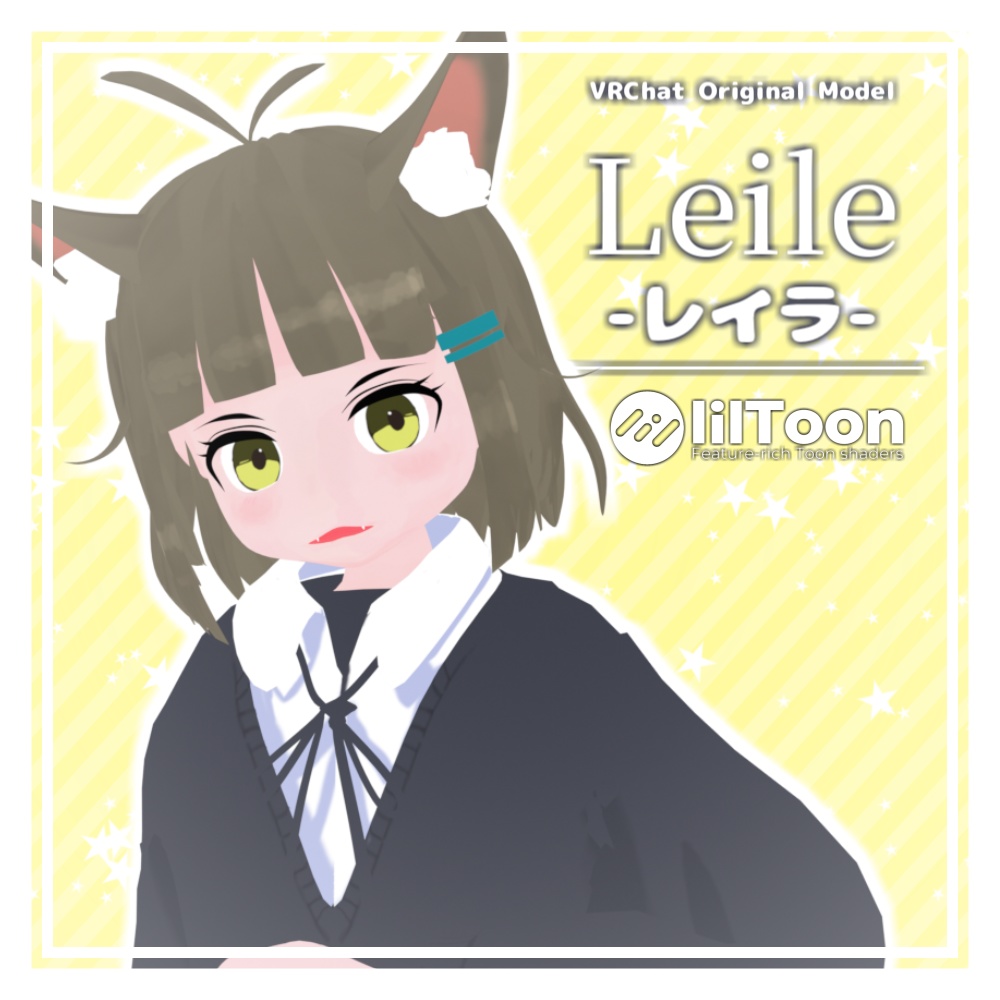 オリジナル3Dモデル「レイラ」Leile