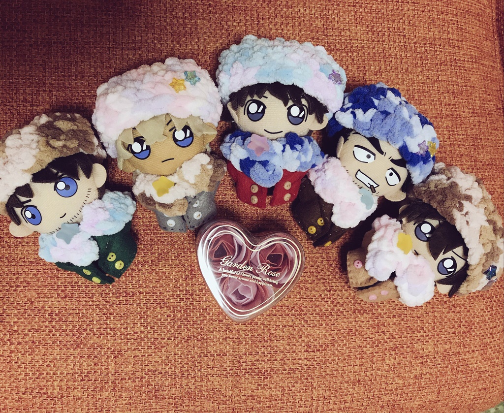 ぬい服 マフラーと帽子
