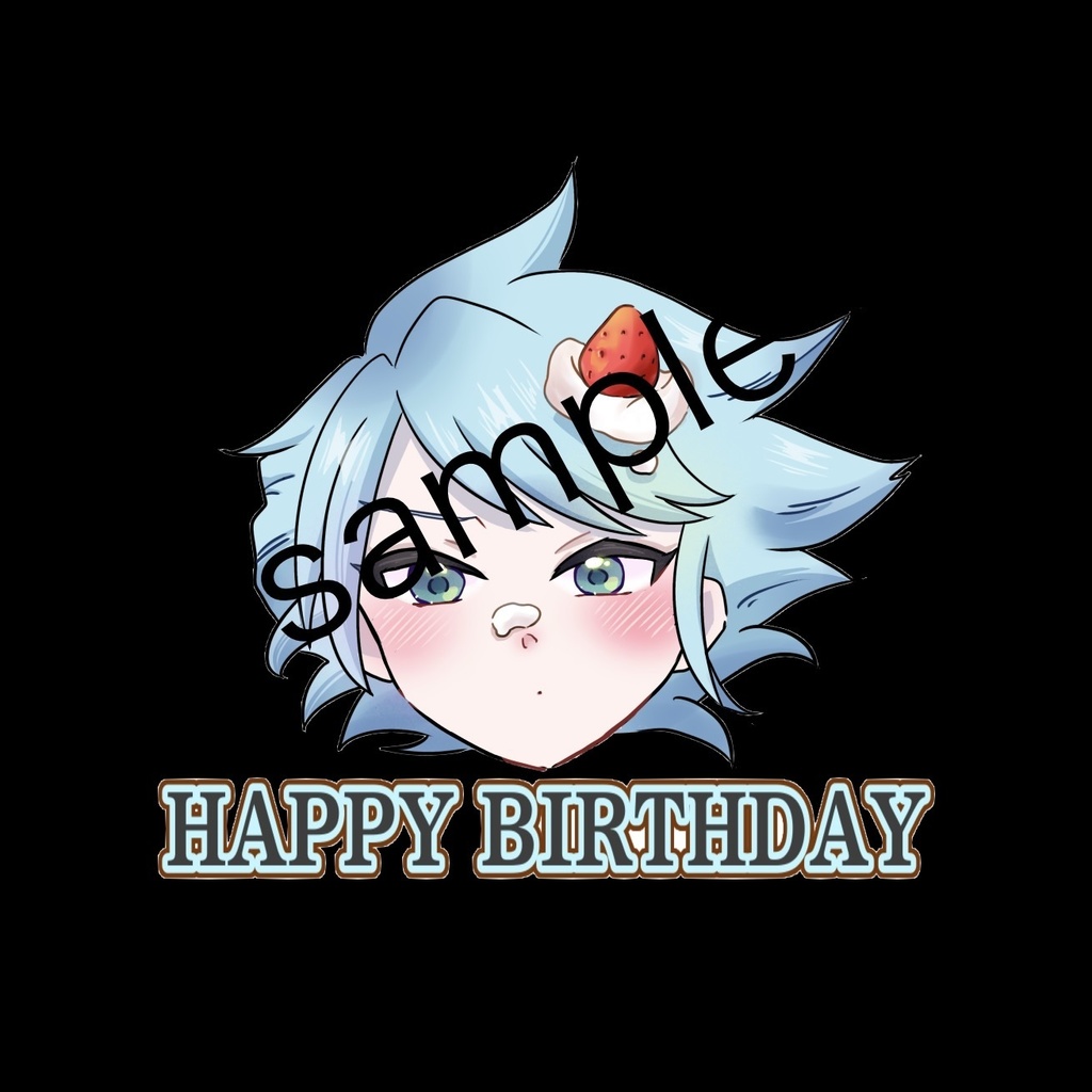 ガゼル様𝐇𝐚𝐩𝐩𝐲 𝐁𝐢𝐫𝐭𝐡𝐝𝐚𝐲アクリルキーホルダー