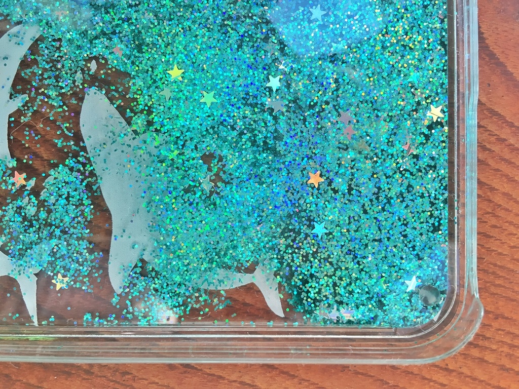 海の生き物 グリッターケース iphone/Galaxy