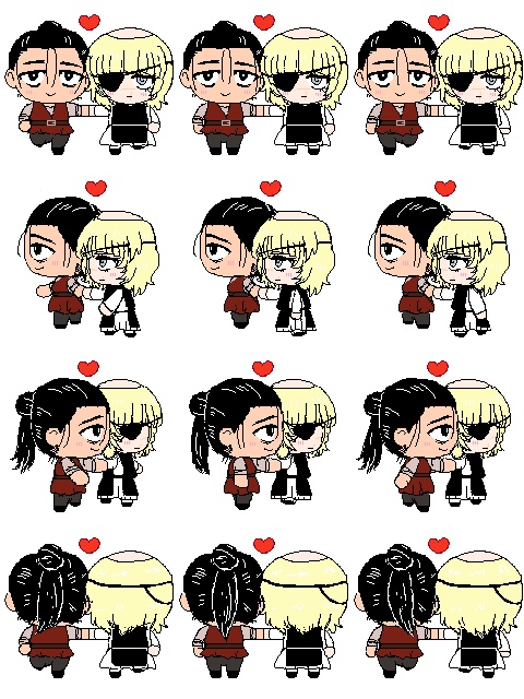 pictSQUAREアバター 手繋ぎオクバデ & よしよしエフェクト