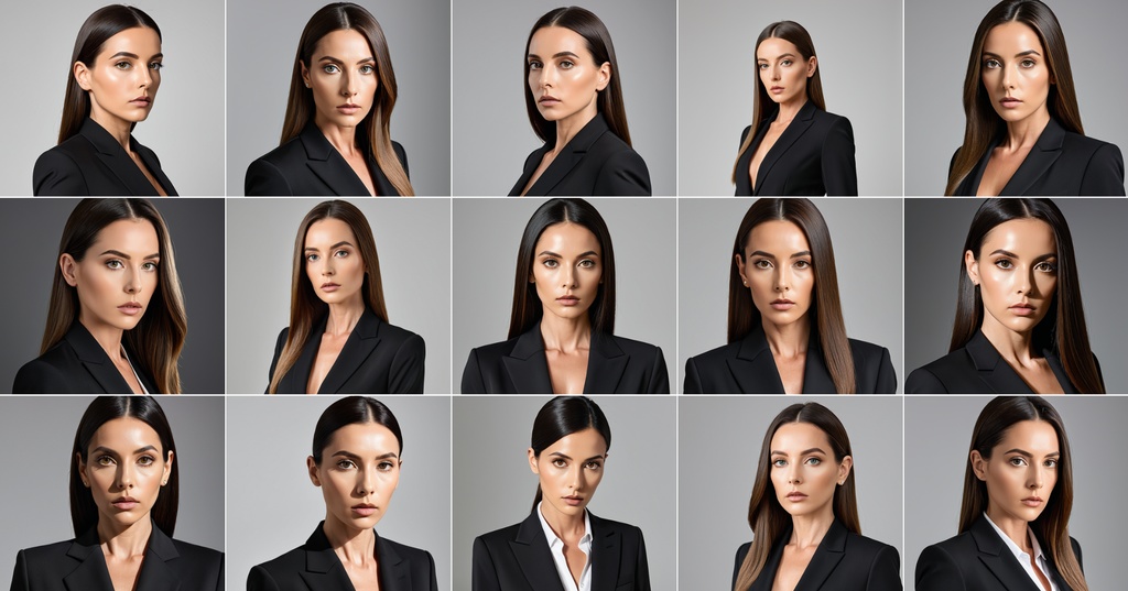 【肖像権リスクゼロ】AIポートレート Vol.2 - クールな女性ビジネス編 (15枚)