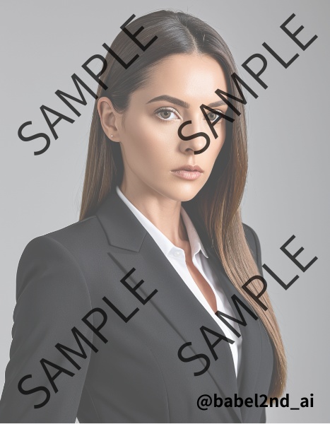 【肖像権リスクゼロ】AIポートレート Vol.2 - クールな女性ビジネス編 (15枚)