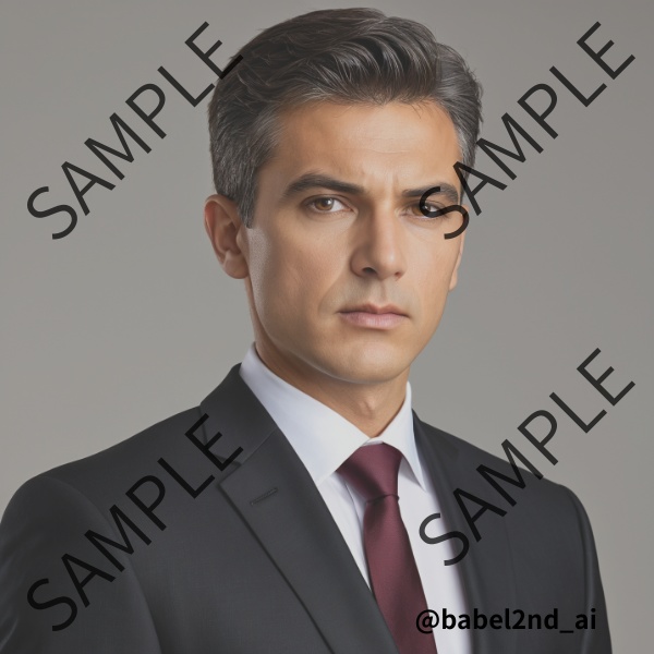 【肖像権リスクゼロ】AIポートレート Vol.3 - クールな男性ビジネス編 (15枚)