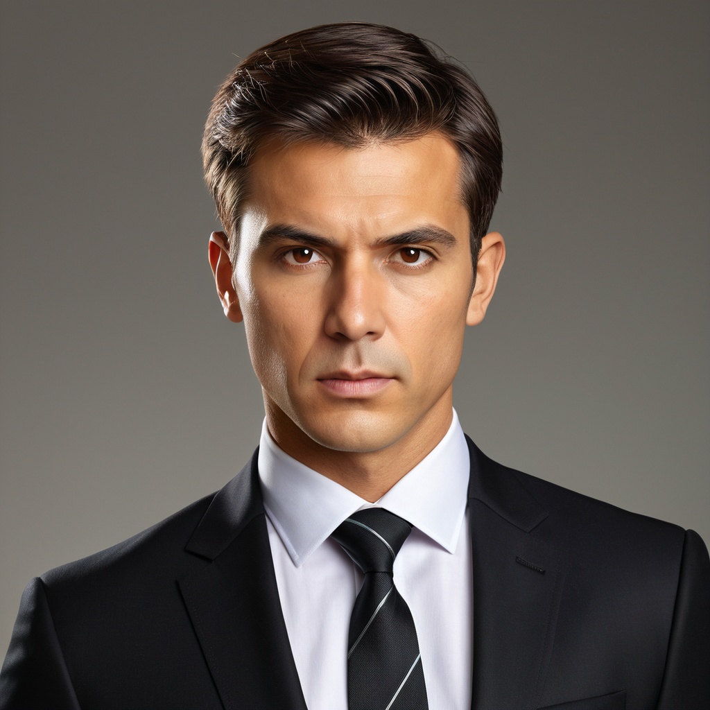 【肖像権リスクゼロ】AIポートレート Vol.3 - クールな男性ビジネス編 (15枚)