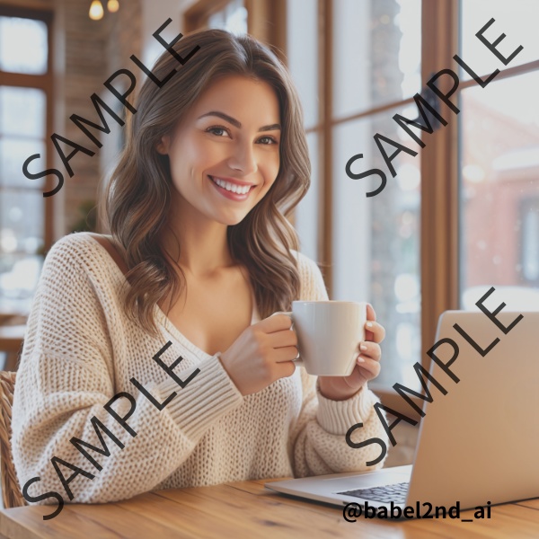 【肖像権リスクゼロ】AIポートレート Vol.4 - 女性のカジュアル・在宅ワーク編 (15枚)