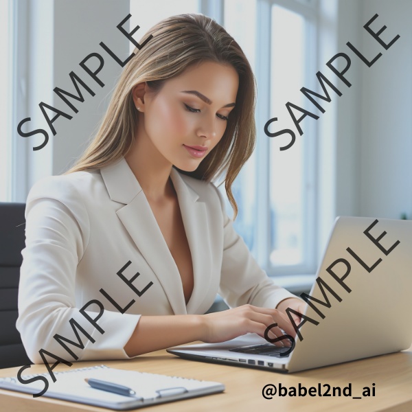 【肖像権リスクゼロ】AIポートレート Vol.4 - 女性のカジュアル・在宅ワーク編 (15枚)