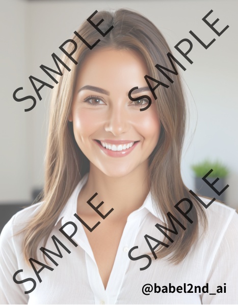 【肖像権リスクゼロ】AIポートレート Vol.5 - 女性の笑顔・親しみやすい表情編 (15枚)