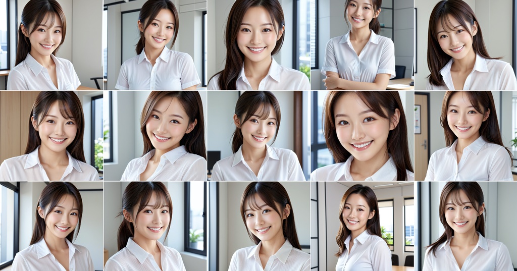 【肖像権リスクゼロ】AIポートレート Vol.7 - 日本人女性・親近感編 (15枚)