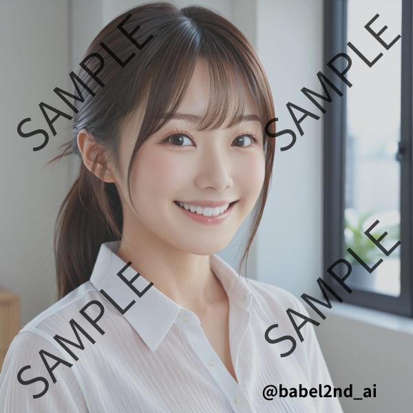 【肖像権リスクゼロ】AIポートレート Vol.7 - 日本人女性・親近感編 (15枚)