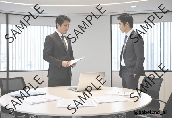 【肖像権リスクゼロ】AIポートレート Vol.9 - 日本人ビジネス(商談・面談・1on1)編 (15枚)