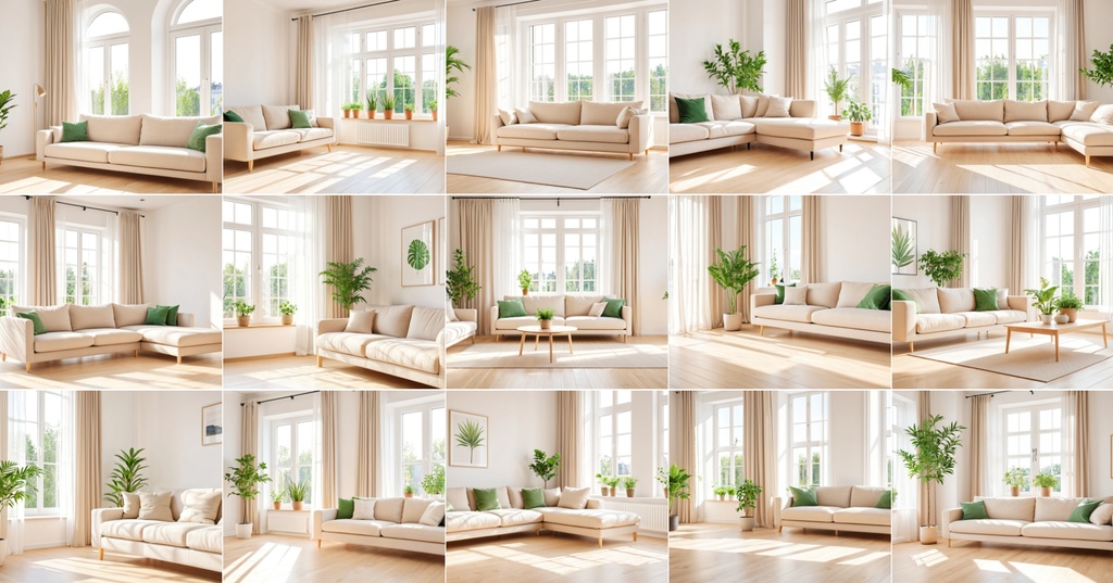 【商用利用OK】おしゃれな背景素材集 - 北欧モダンリビング編(15枚)