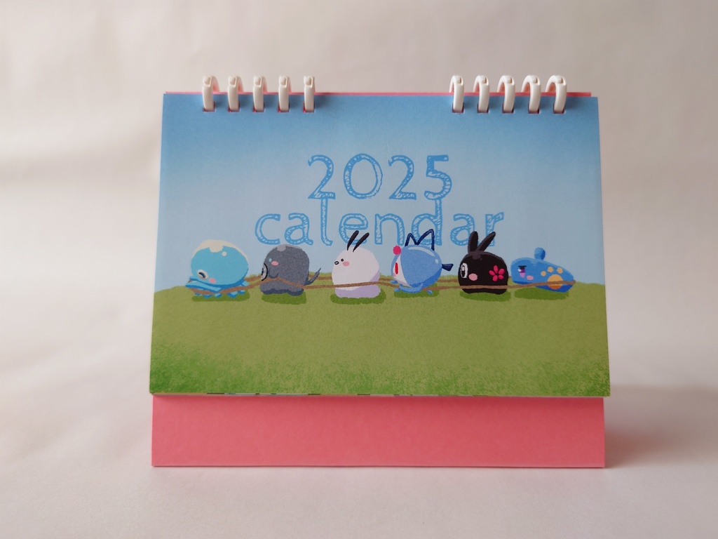 UTAUちっちゃいものクラブ卓上カレンダー2025