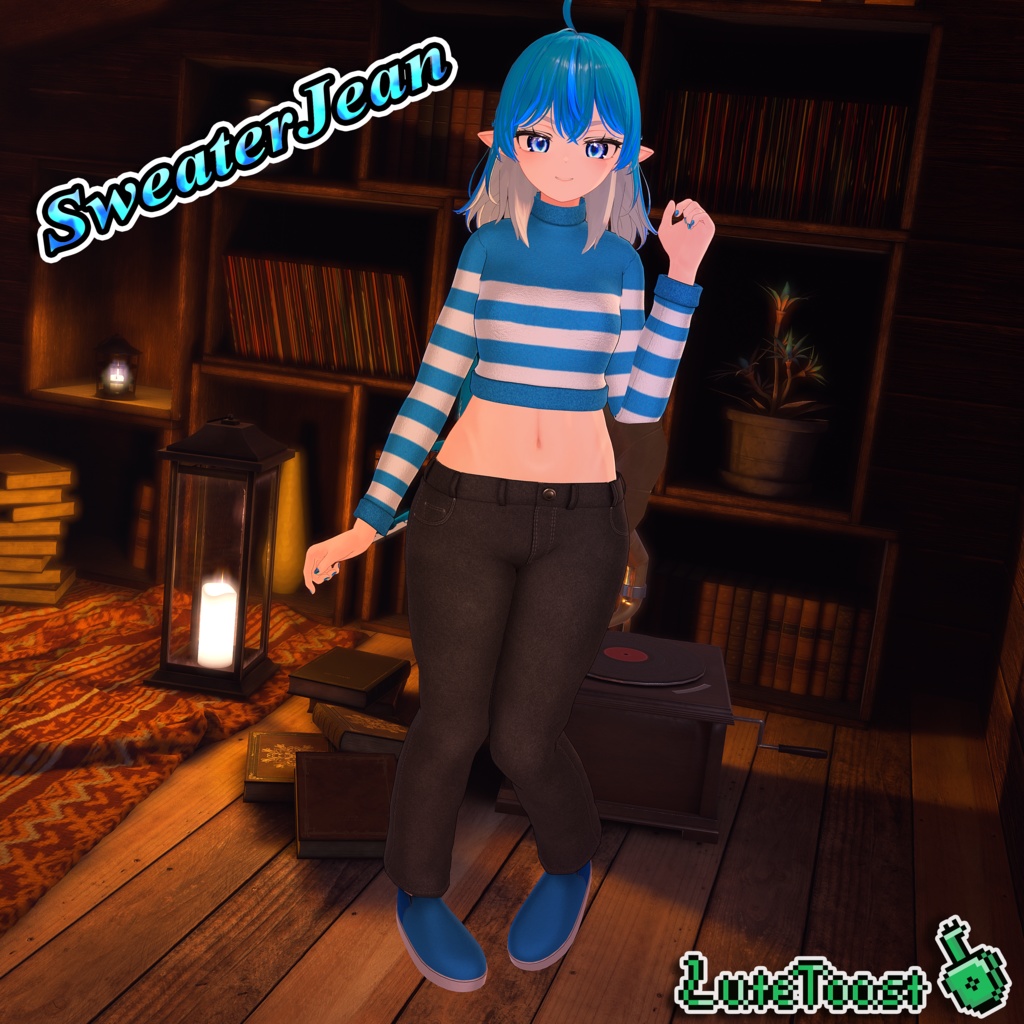 SweaterJean - (VRCFury) - スウェータージーン