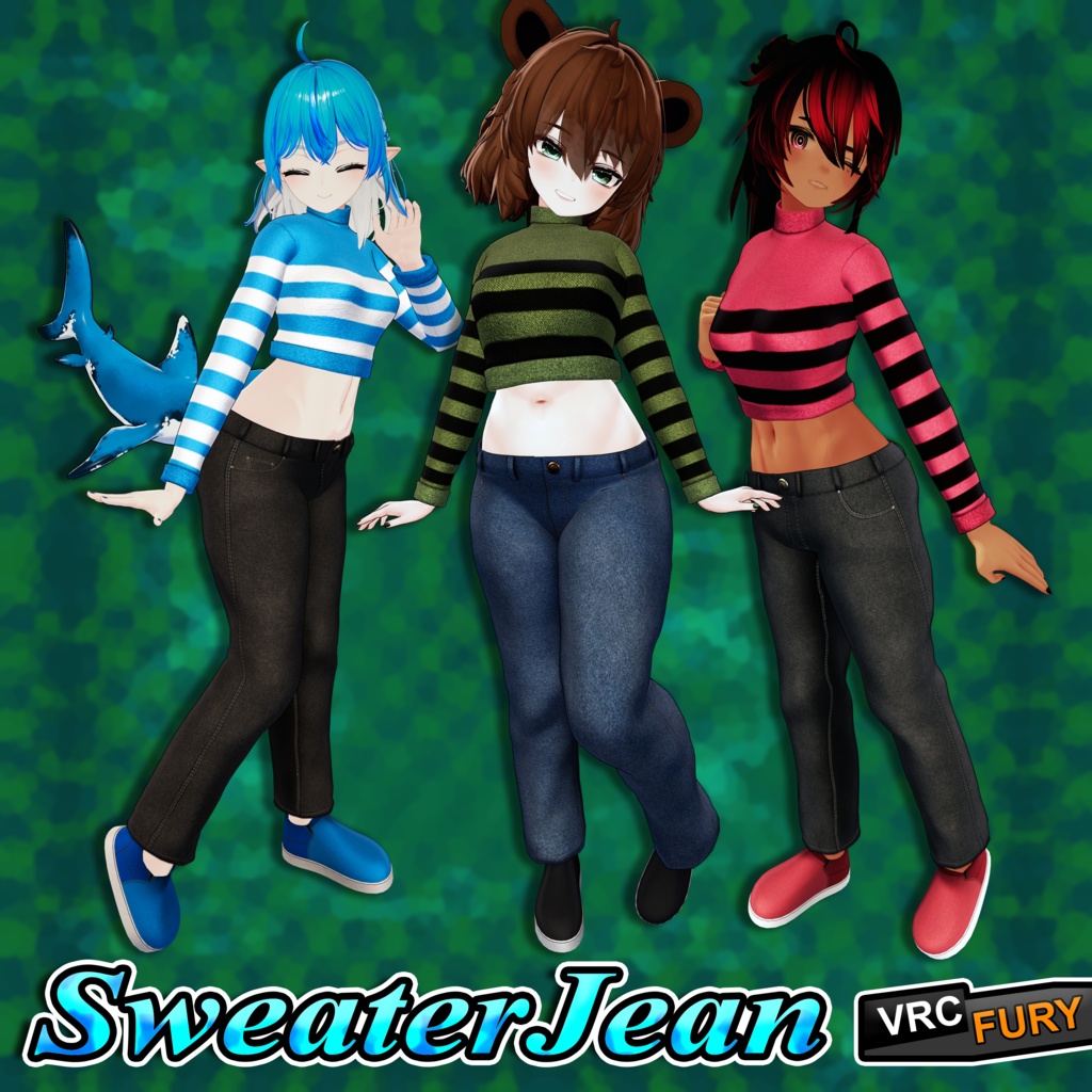 SweaterJean - (VRCFury) - スウェータージーン