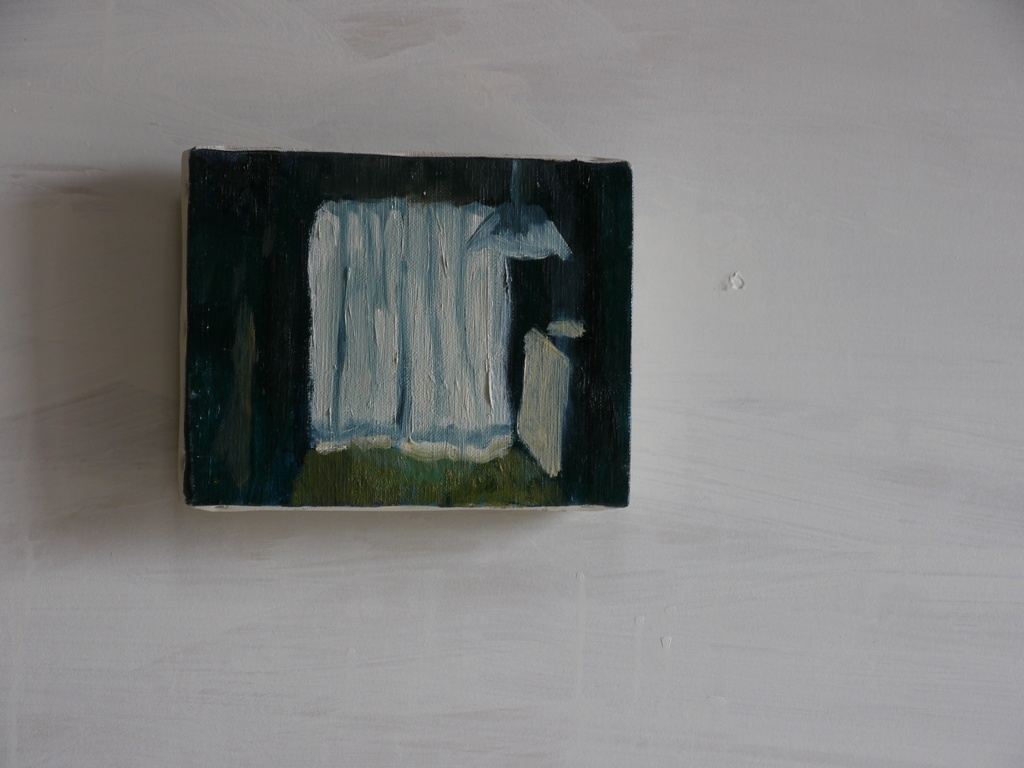 14×18㎝「部屋の中2」F0・油彩・原画