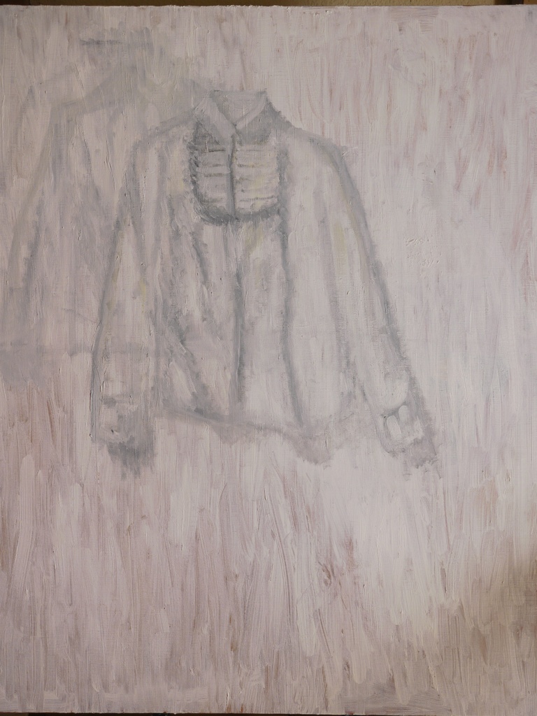 73×91㎝「白いブラウス」F30・油彩・原画