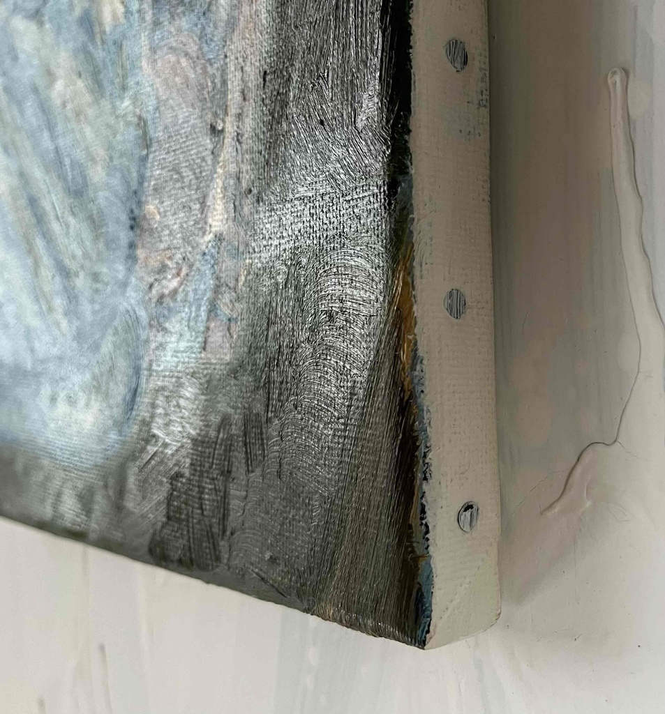 16×23㎝「あかちゃん。」サムホール・油彩・原画