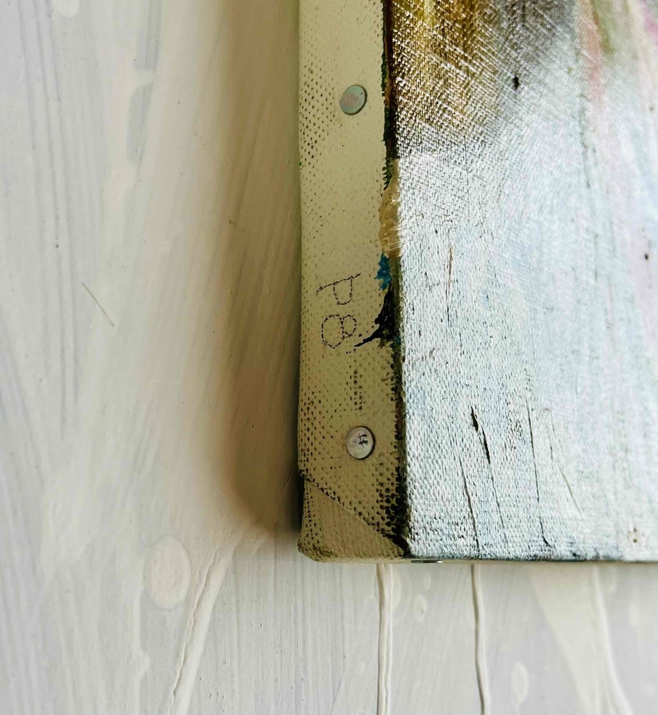 33×46㎝「アカキチの肖像」P8・油彩画・原画 フレーム無し