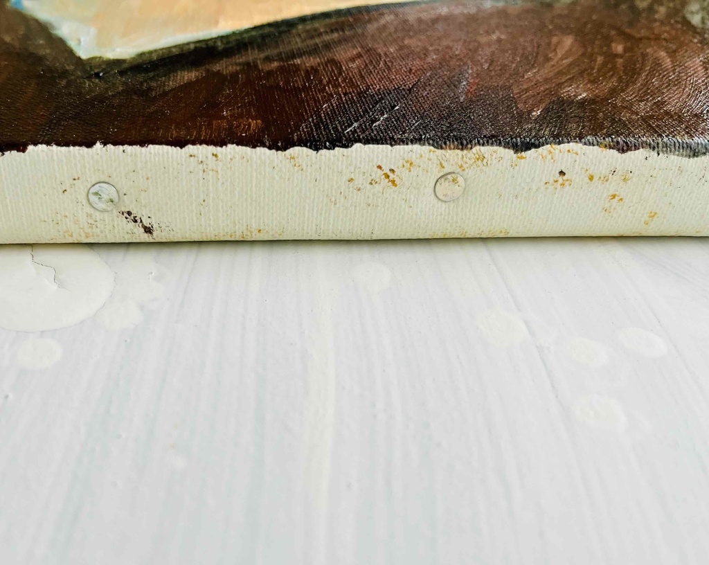 46×53㎝「ふふ」F10・油彩・原画