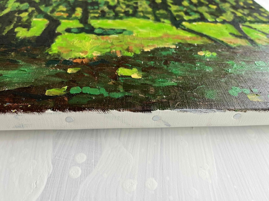 32×41㎝「果樹園3」F6・油彩・原画