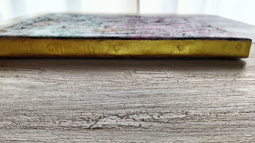 16×23㎝「桜並木」サムホール・油彩・原画