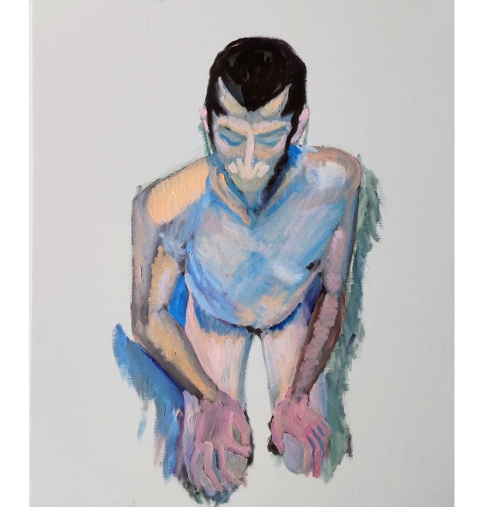 38×46㎝「リアルあかちゃん。2」F8・油彩・原画