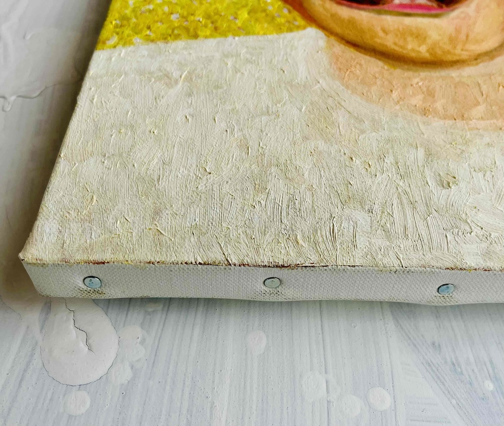 32×41㎝「歓喜」F6・油彩・原画